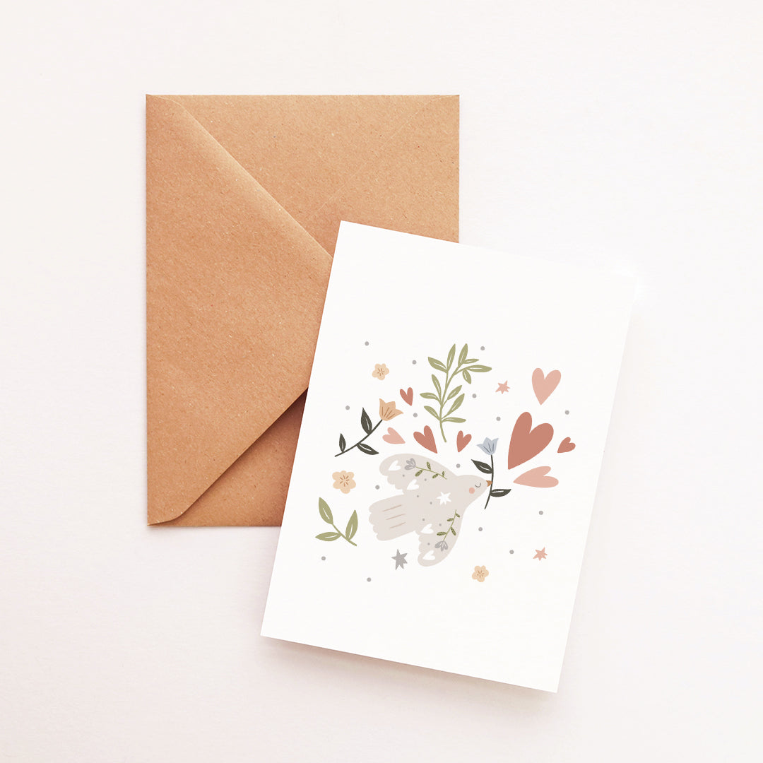Carte Colombe douceur