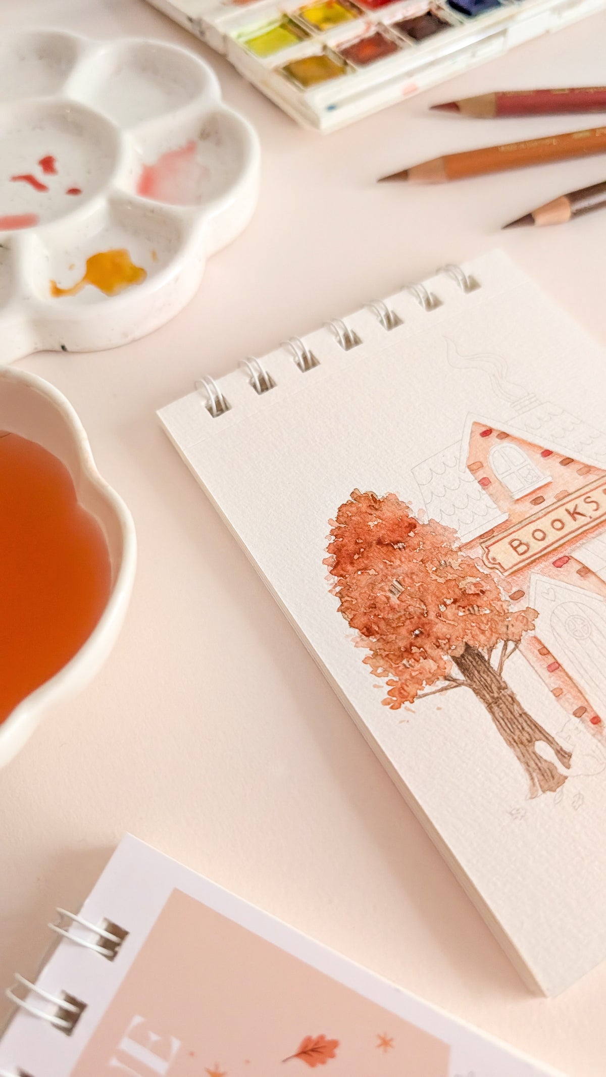 Carnet de coloriage A6 - Automne