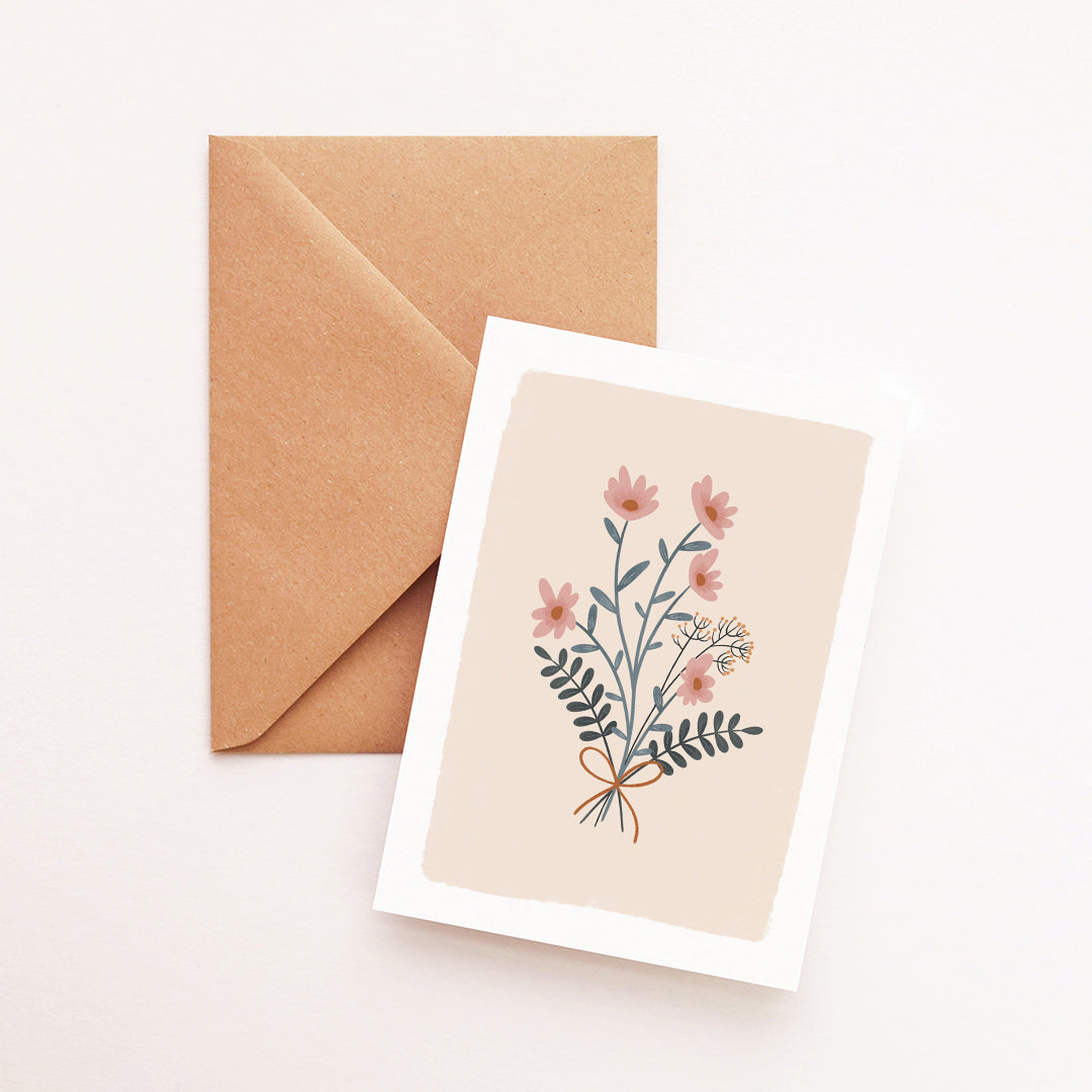 Carte Bouquet de fleurs