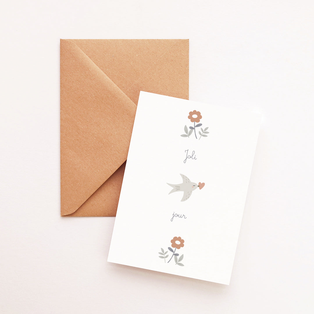Carte Joli jour de printemps