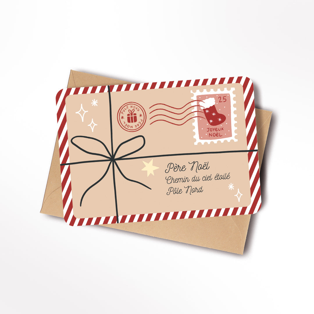 Carte Lettre au Père Noël