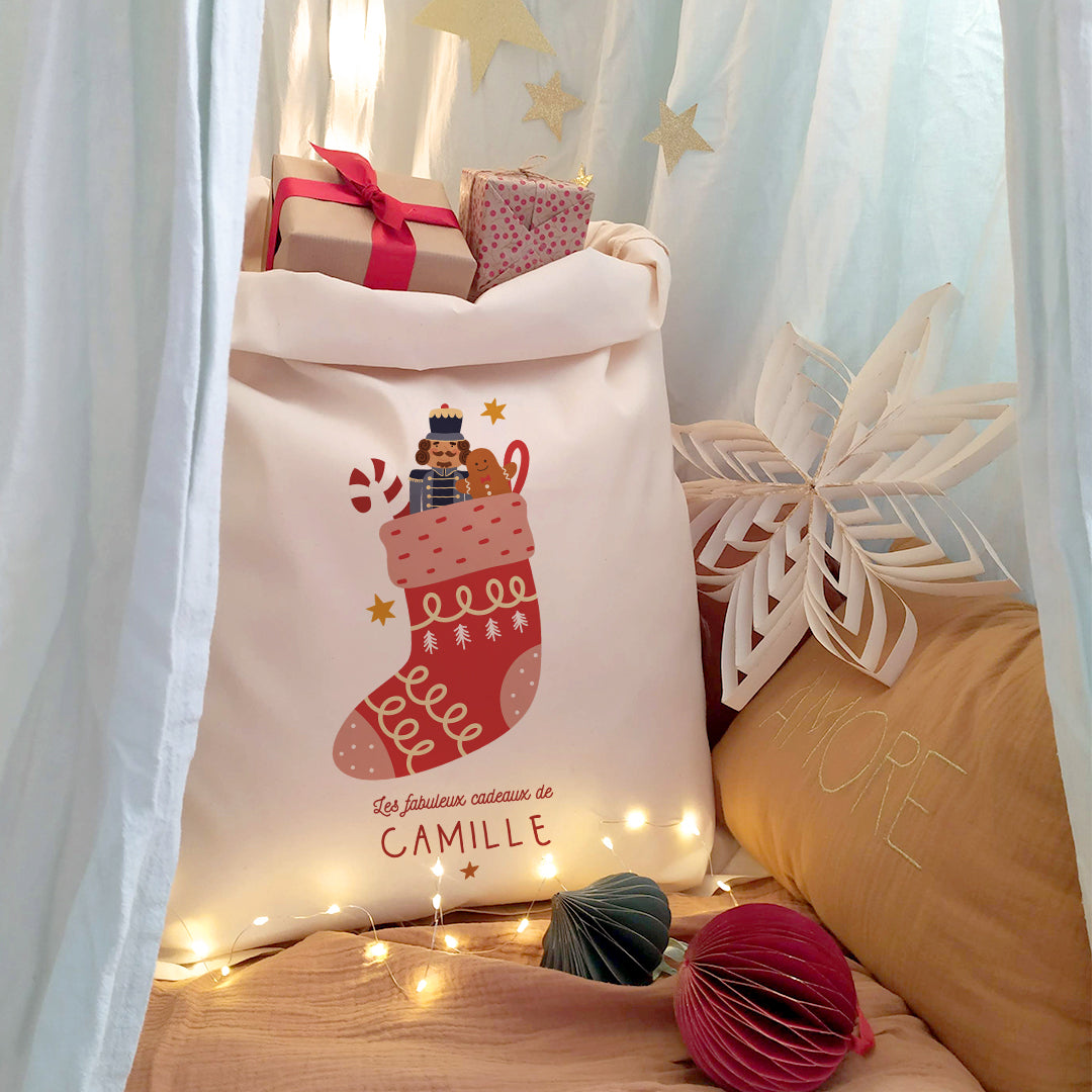 Hotte Chaussette de Noël
