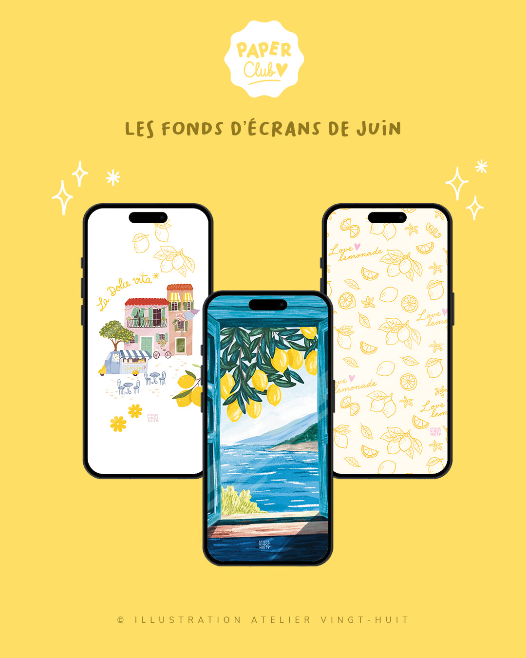 Pack fonds d'écrans - Juin