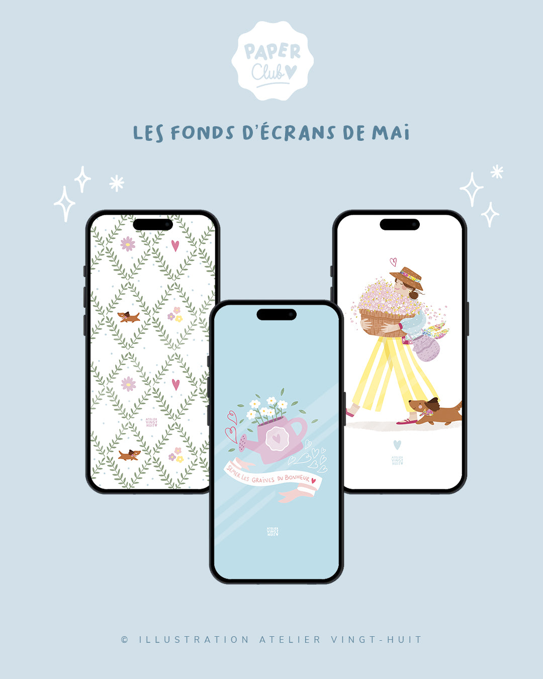 Pack fonds d'écrans - Mai