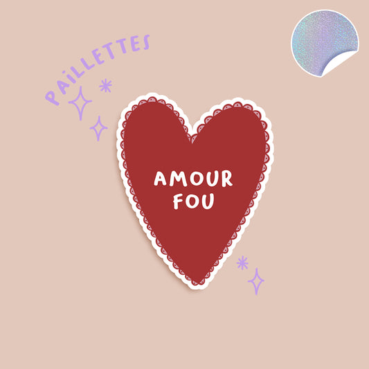 Sticker Amour fou