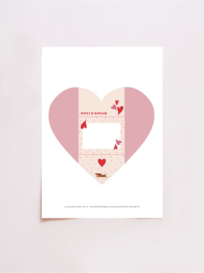 DIY - Enveloppes mots d'amour
