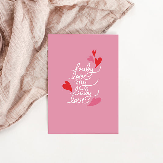 Carte Baby love