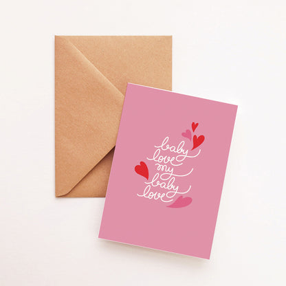 Carte Baby love