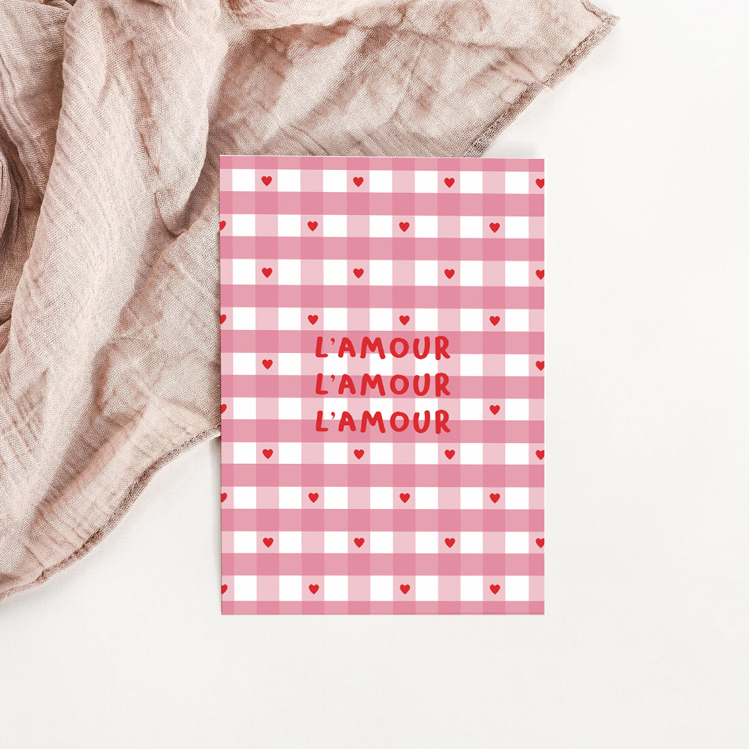 Carte L'amour l'amour