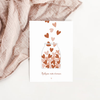 Carte Quelques mots d'amour