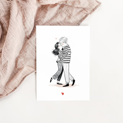 Carte Les amoureux