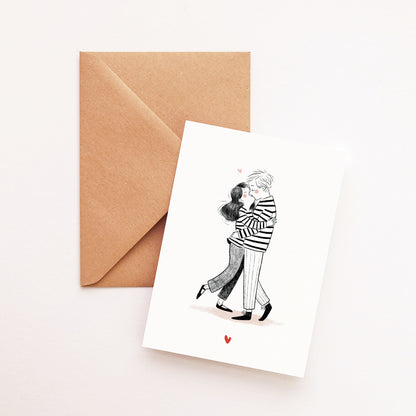 Carte Les amoureux