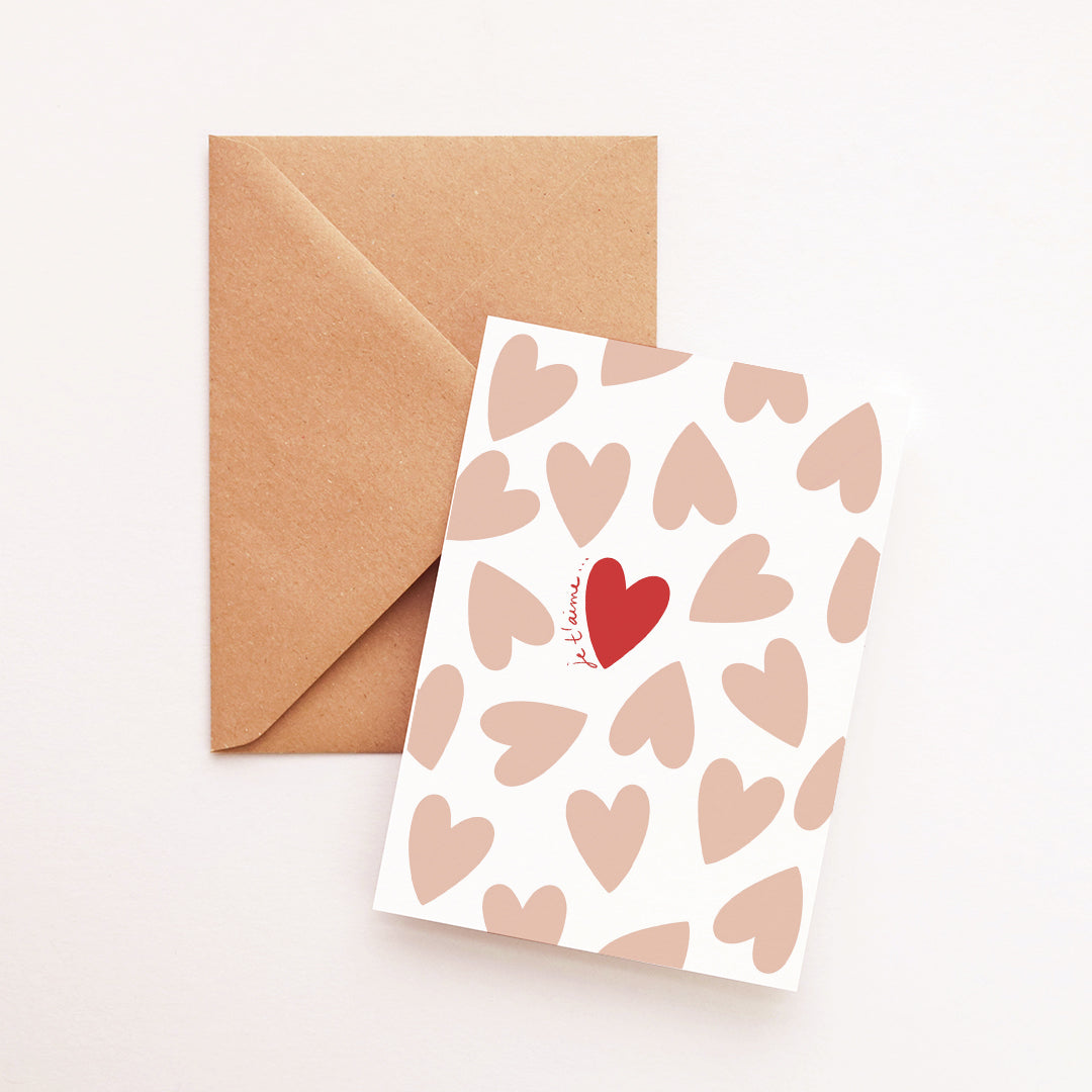 Carte Coeurs en folie