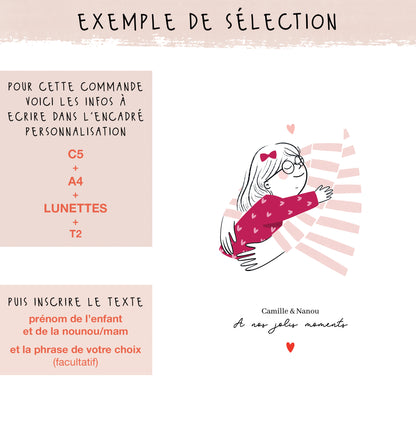 Affiche Câlins Nounou / Crèche