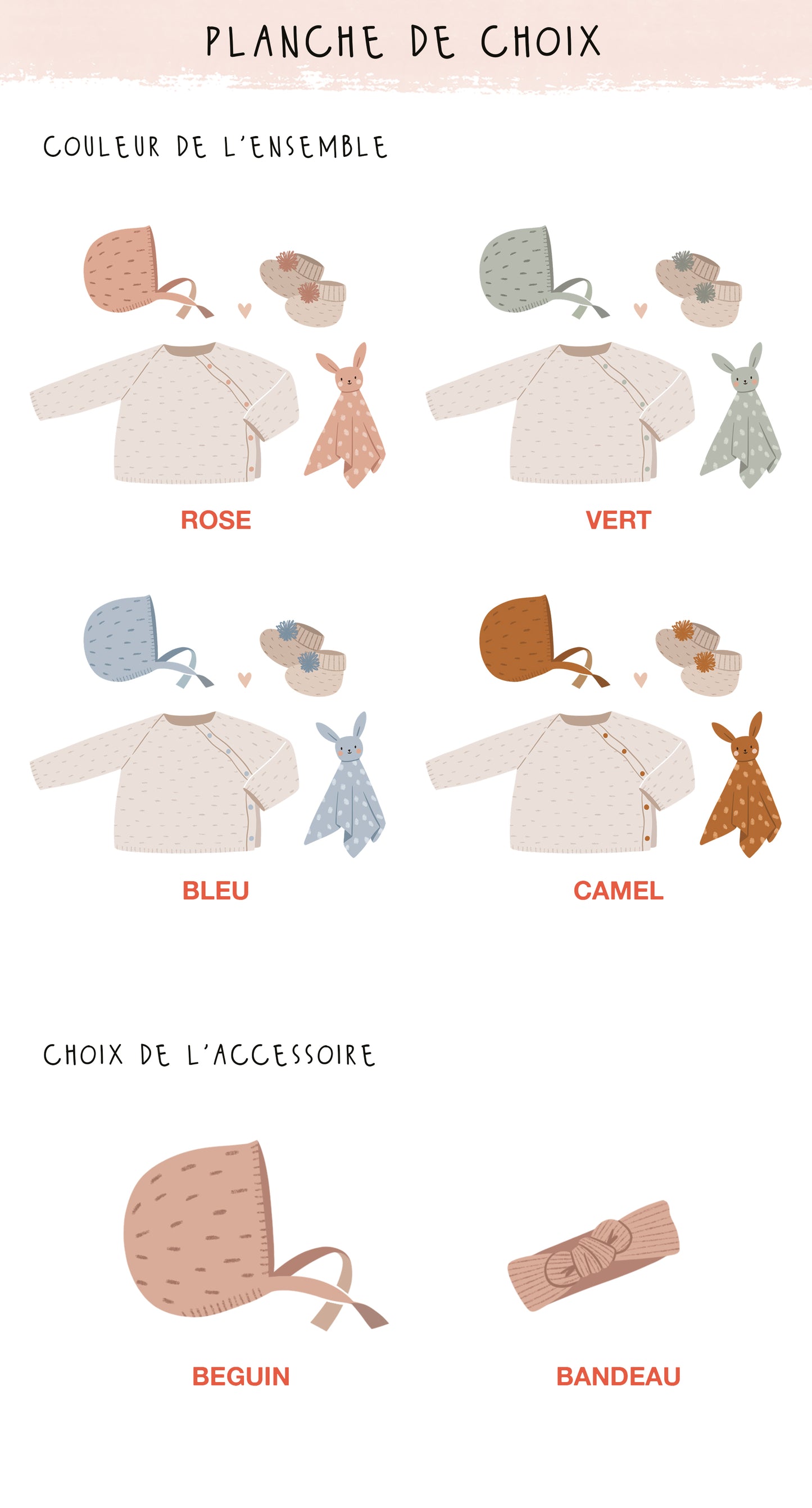 Pochon de Naissance - La tenue de bébé