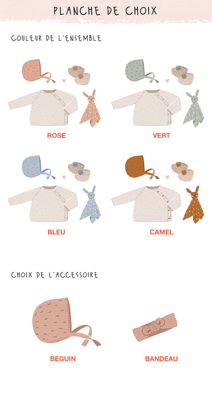 Pochon de Naissance - La tenue de bébé