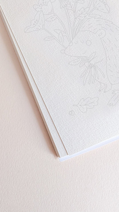 Carnet de coloriage A6 - Automne