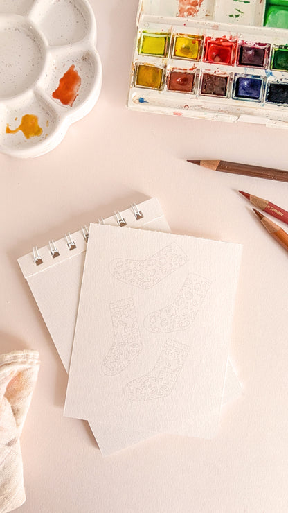 Carnet de coloriage A6 - Automne
