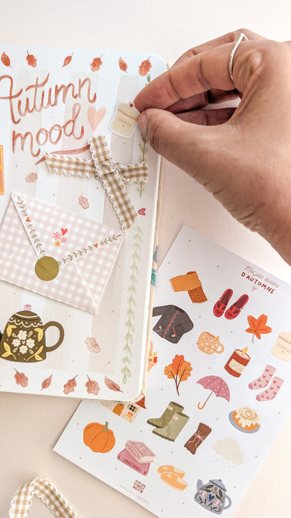Planche de stickers - Mood d'automne