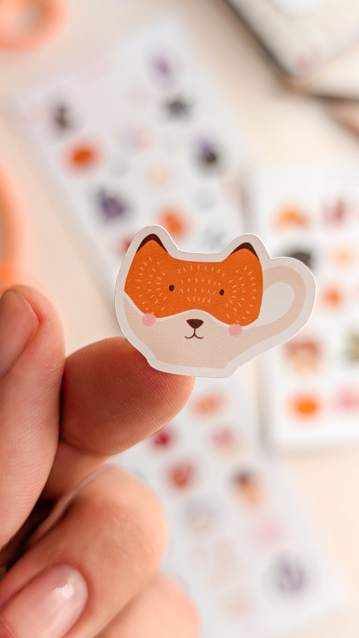 Planche de stickers - Les jolies tasses