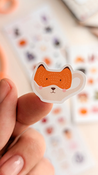 Planche de stickers - Les jolies tasses