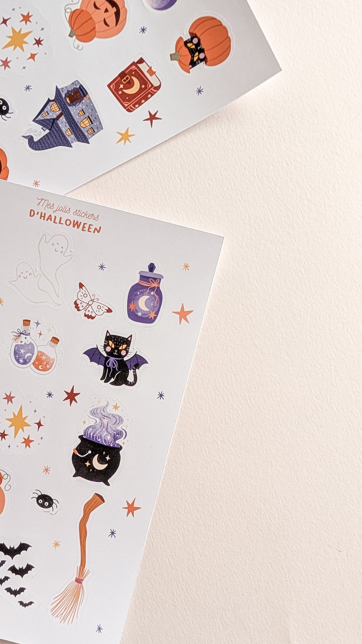 Planche de stickers - Halloween