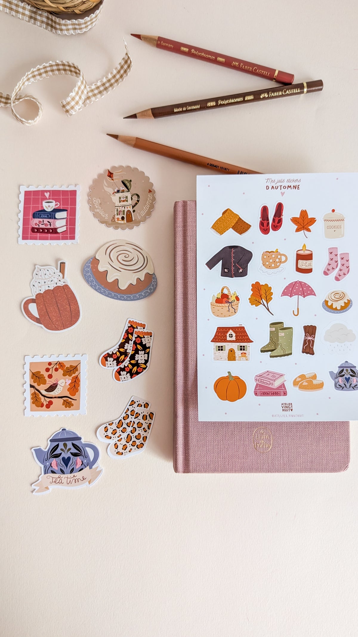 Planche de stickers - Mood d'automne