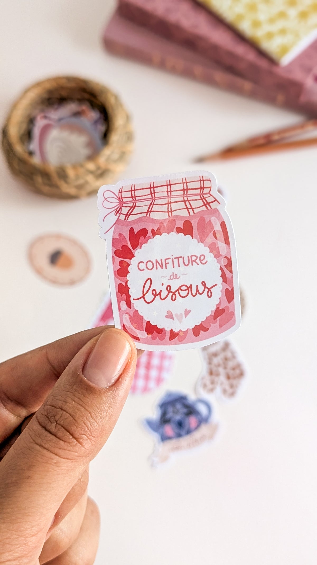 Sticker Confiture d'amour