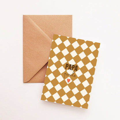 Carte Papa poule