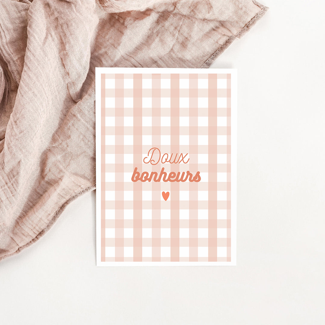 Carte Doux bonheurs