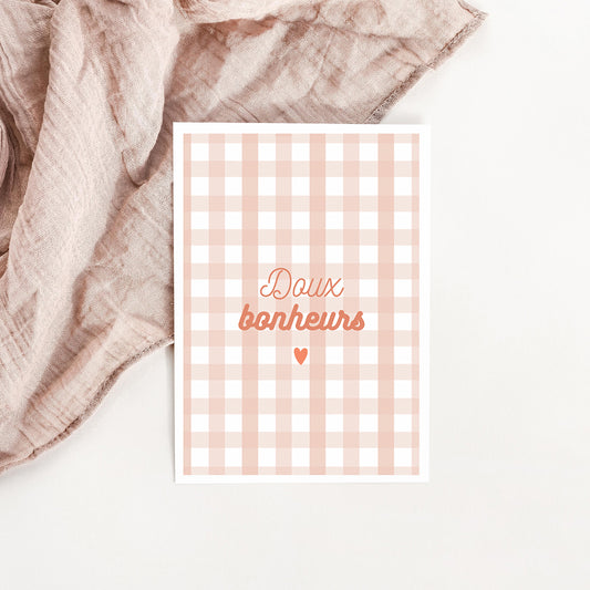 Carte Doux bonheurs