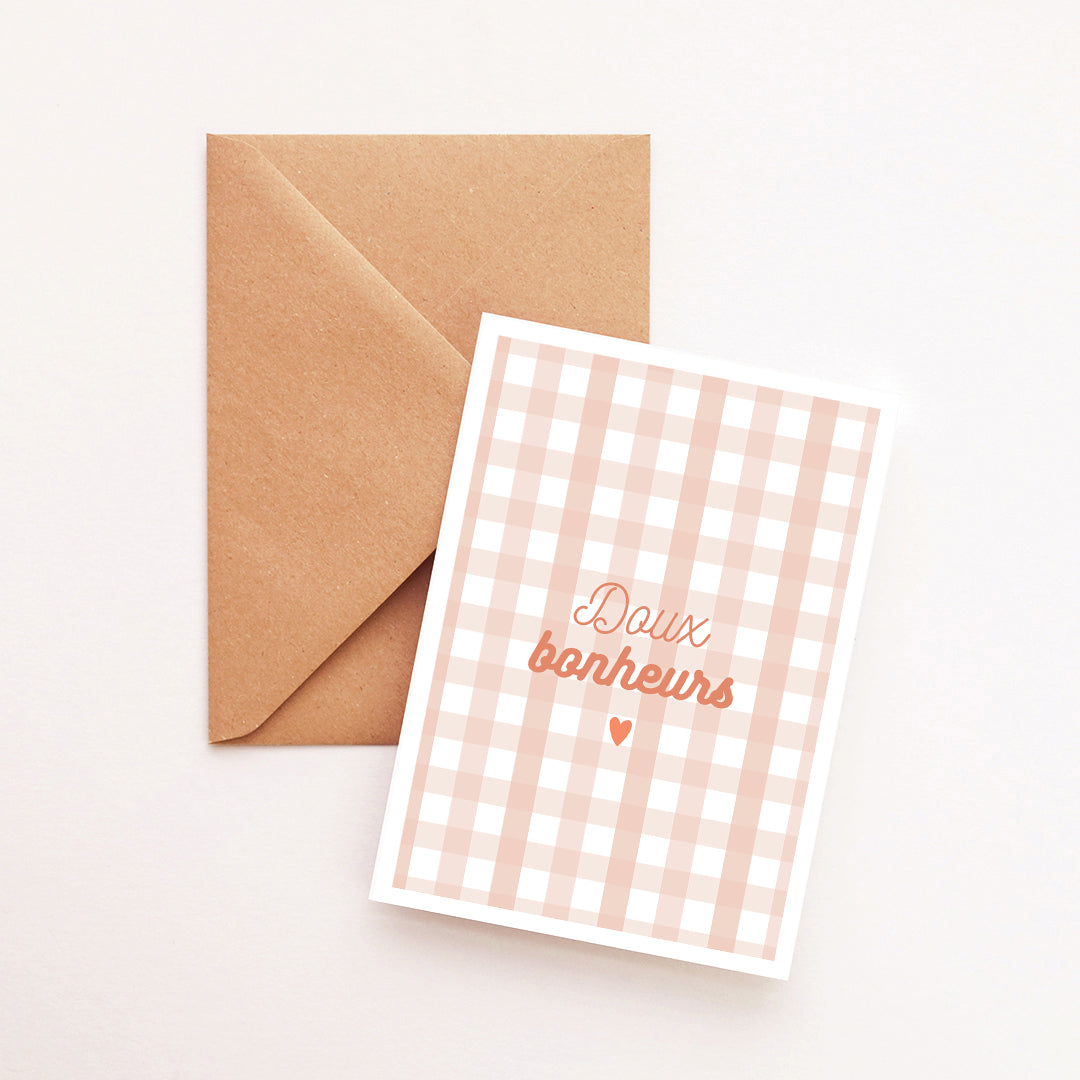 Carte Doux bonheurs