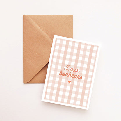 Carte Doux bonheurs