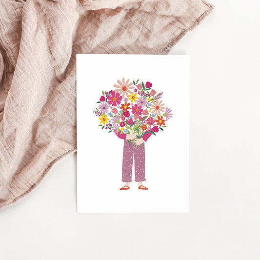 Carte Explosion de fleurs
