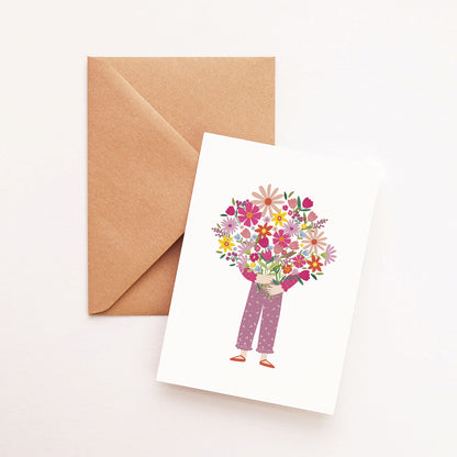 Carte Explosion de fleurs