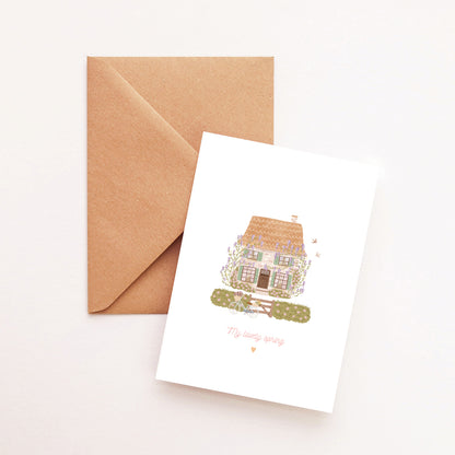 Carte Mon petit cottage printanier