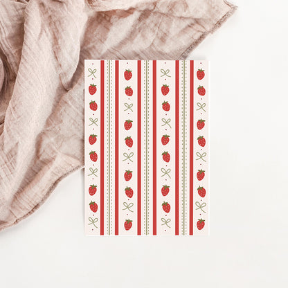 Carte Les petites fraises