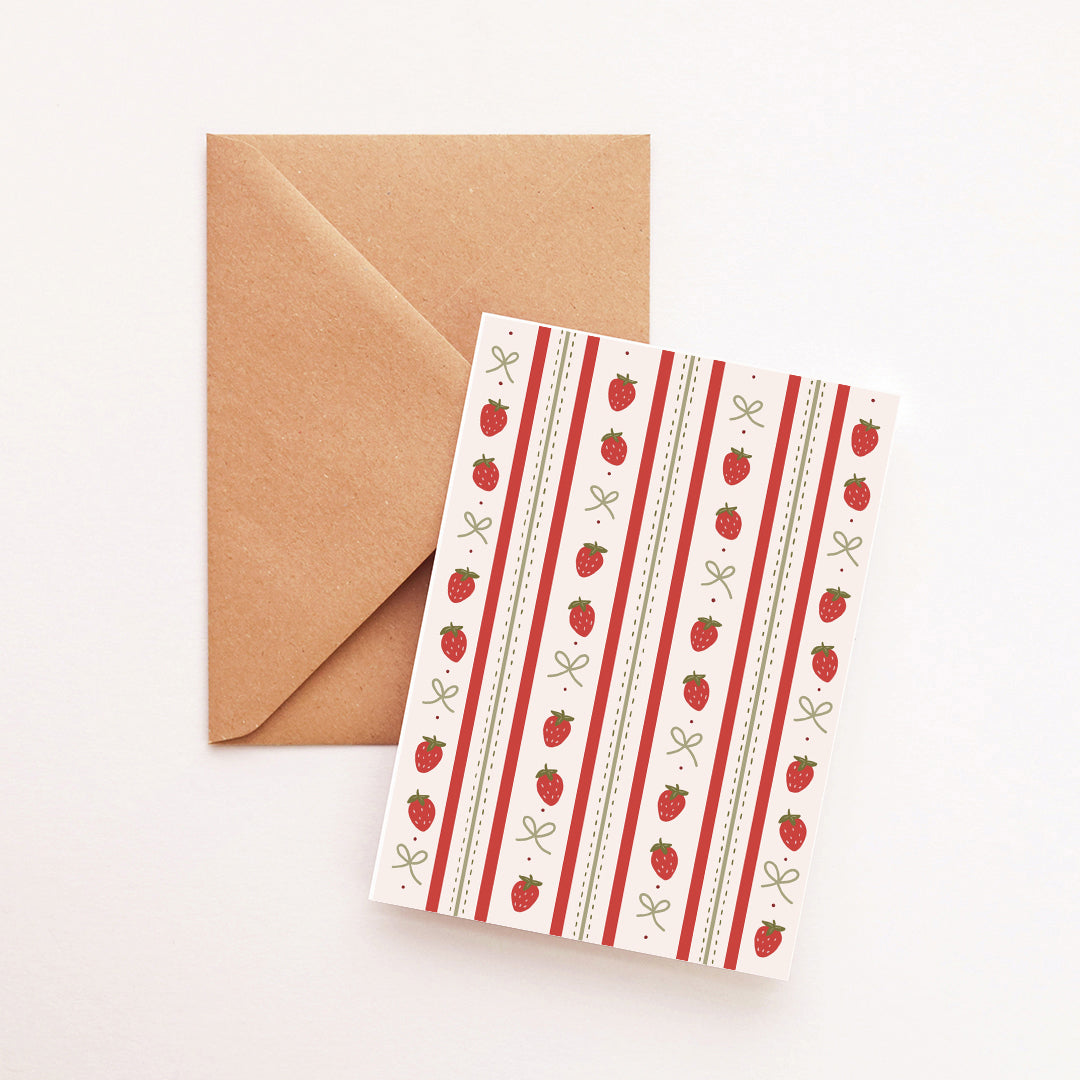 Carte Les petites fraises