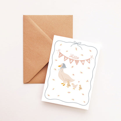 Carte Hello printemps
