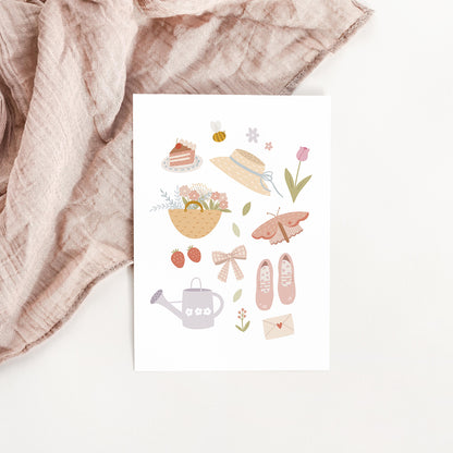 Carte Joli panaché du printemps