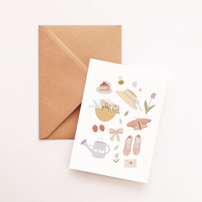 Carte Joli panaché du printemps