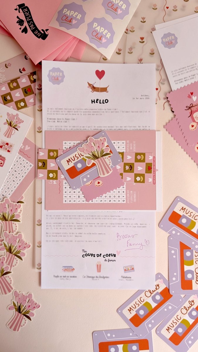 Abonnement au Paper Club - Atelier Vingt Huit
