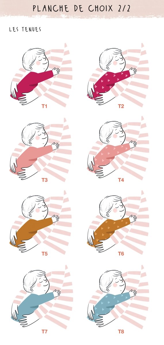 Affiche Câlins Nounou / Crèche - Atelier Vingt Huit
