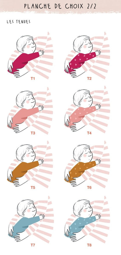 Affiche Câlins Nounou / Crèche - Atelier Vingt Huit