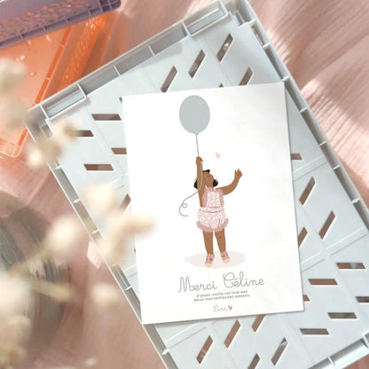 Affiche - Merci Crèche, Nounou - Atelier Vingt Huit