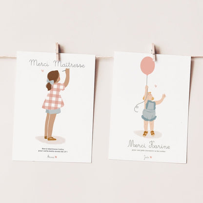 Affiche - Merci Crèche, Nounou - Atelier Vingt Huit