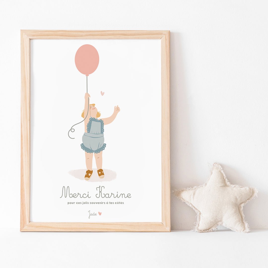 Affiche - Merci Crèche, Nounou - Atelier Vingt Huit