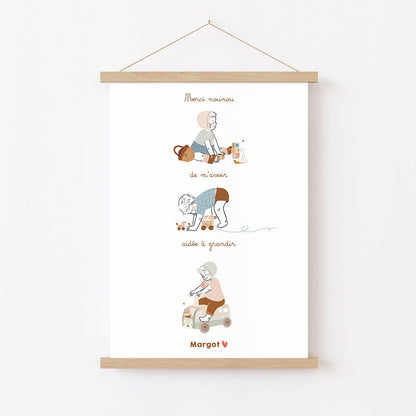 Affiche Merci Nounou / Crèche - Atelier Vingt Huit