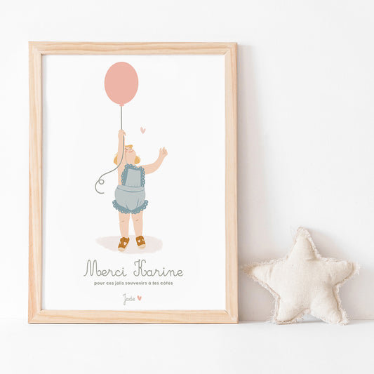 Affiche - Merci Crèche, Nounou