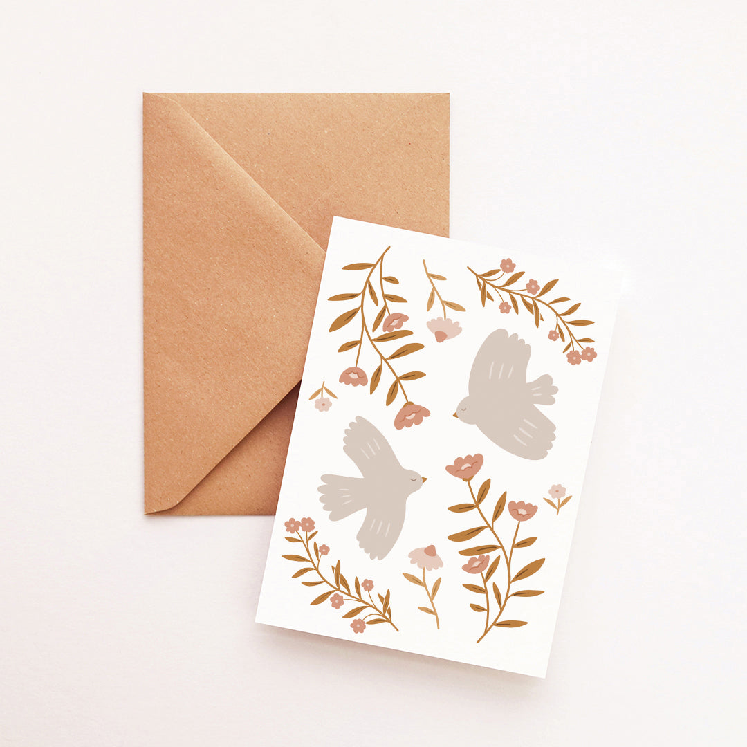 Carte Envolée d'automne